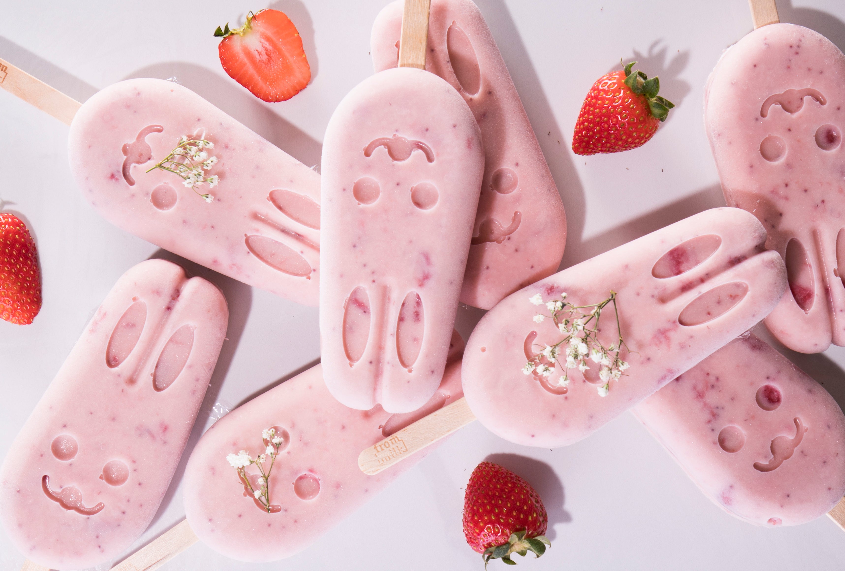 Berry Bunny Popsicles