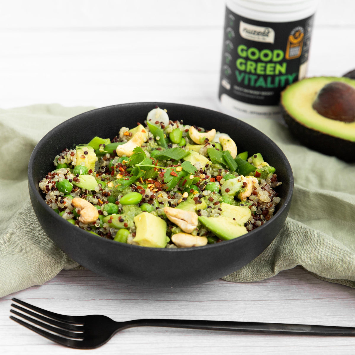 Green Goodness Quinoa Salad - Nuzest UK