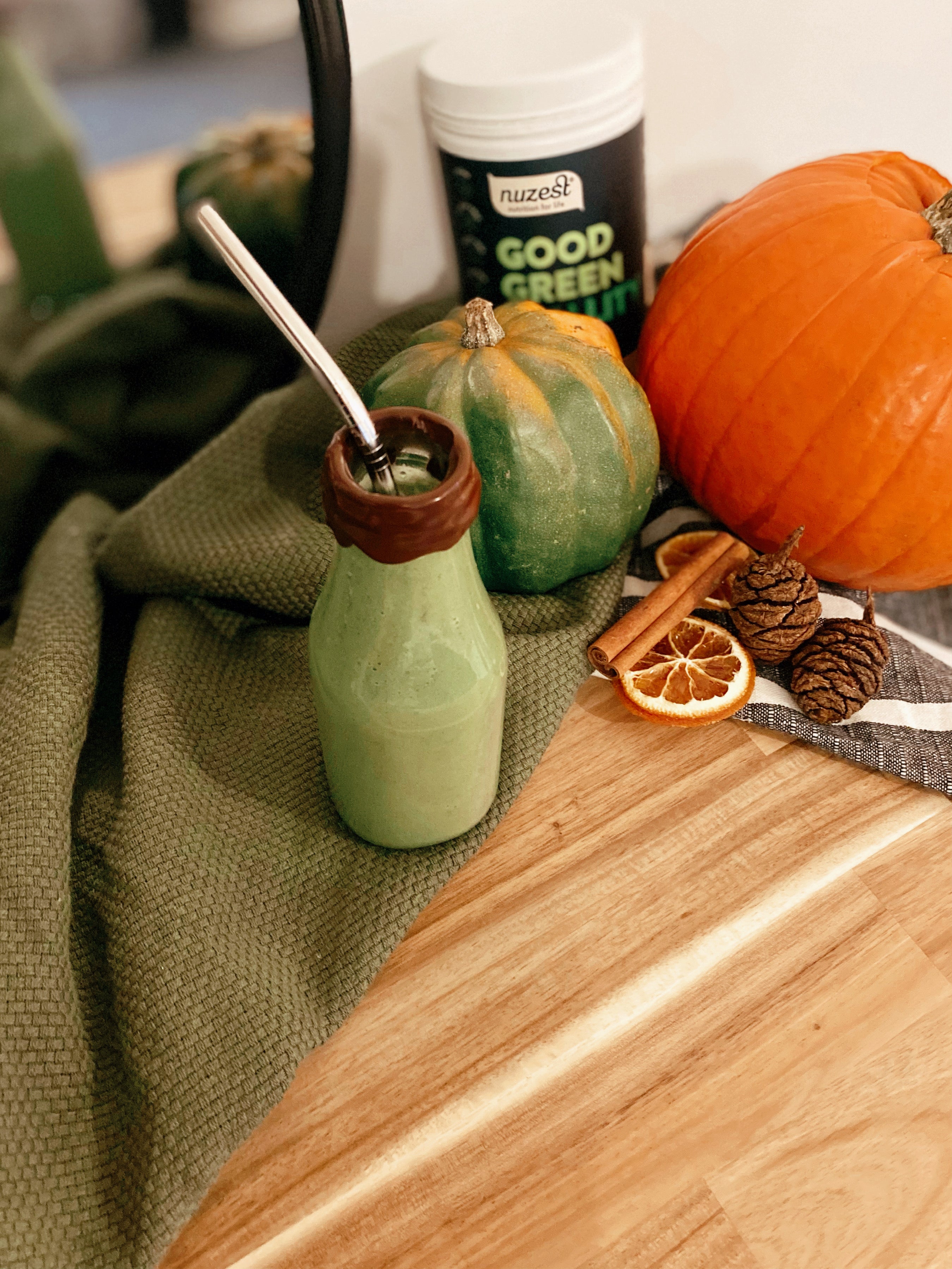 Green Halloween Smoothie