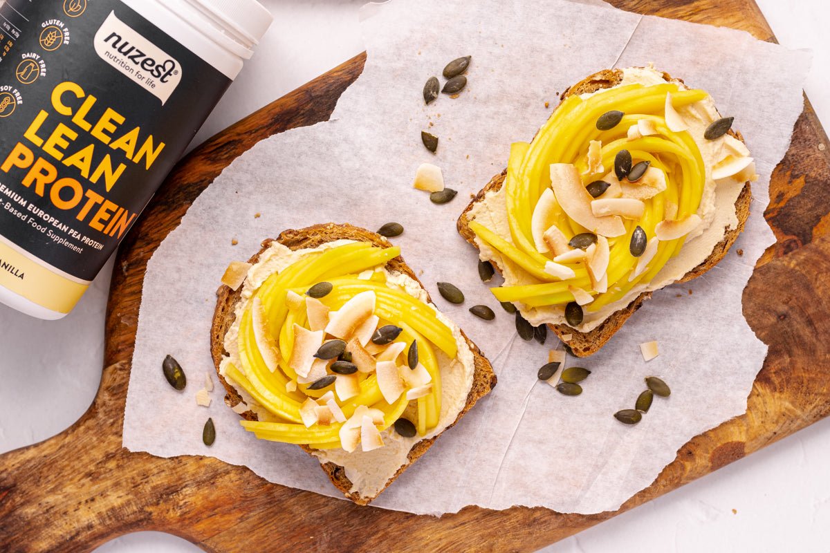 Coconut & Mango Protein Toast - Nuzest UK