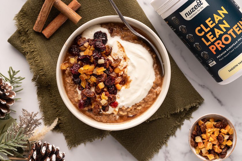 Mince Pie Protein Porridge - Nuzest UK