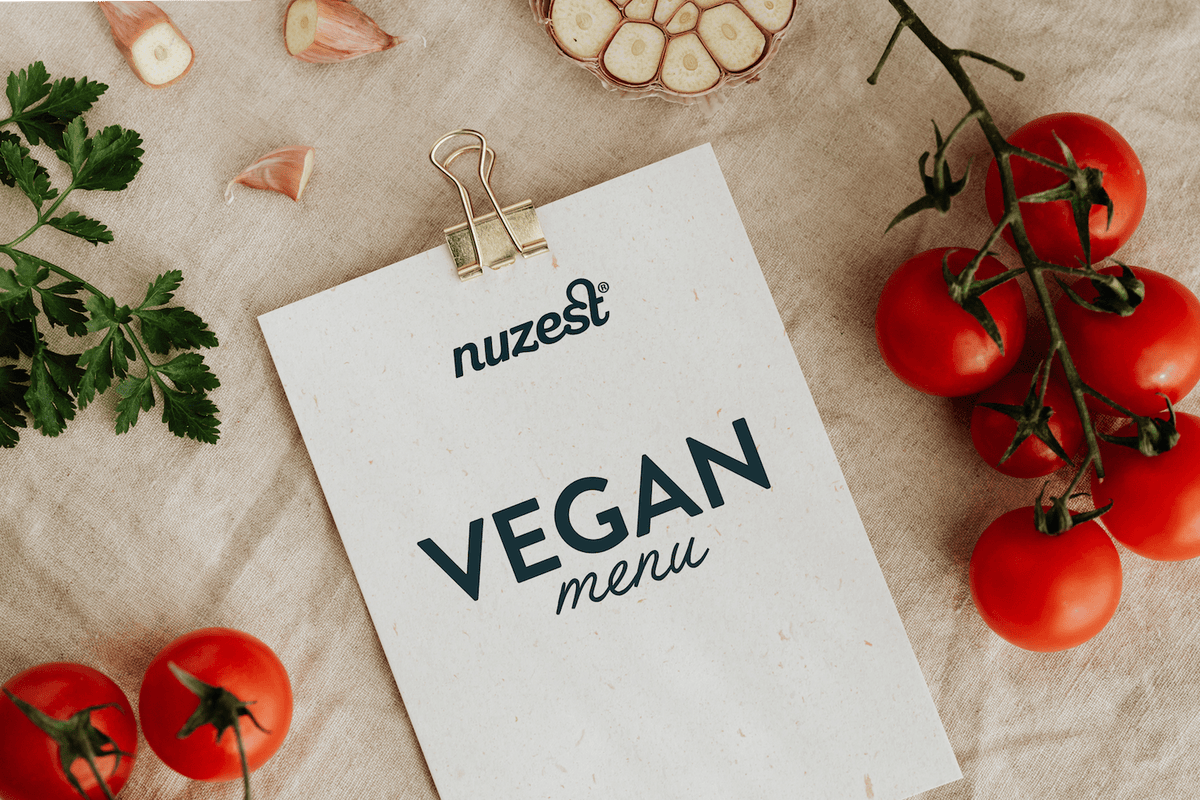 Our Vegan Menu - Nuzest UK