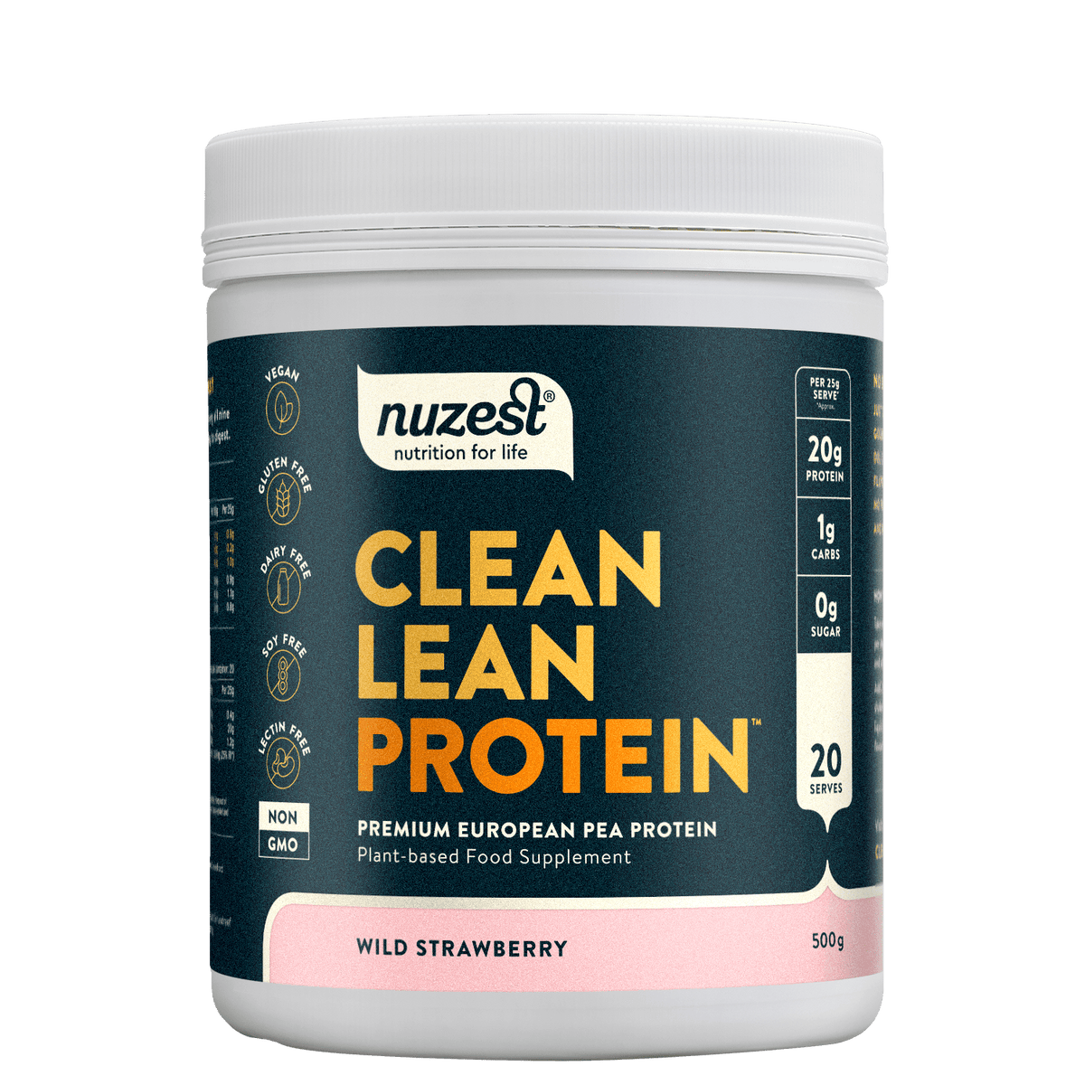 Nuzest - Clean Lean Protein - Wild Strawberry 500g (20 Servings) 32