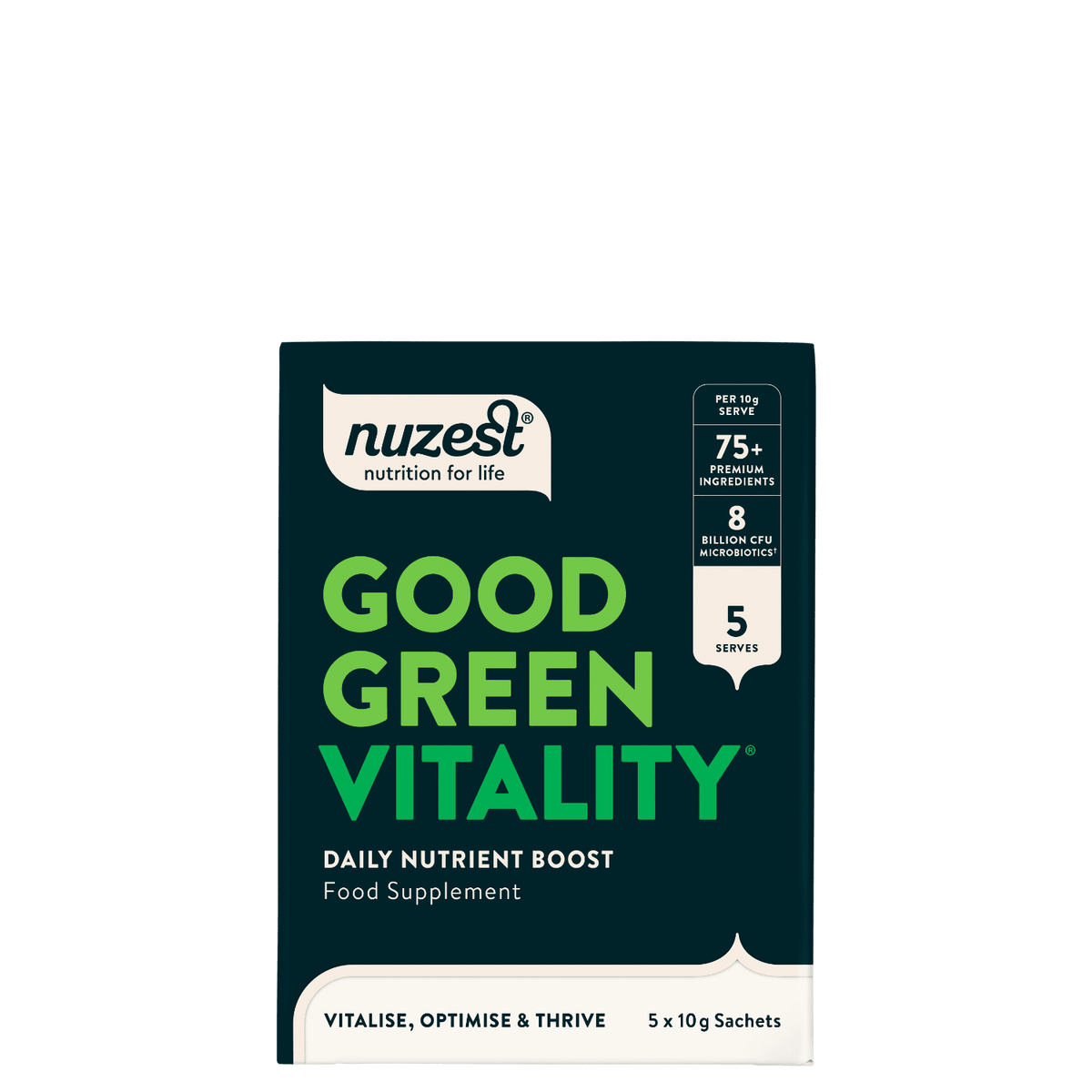 Nuzest - Good Green Vitality Sachets - Single 10g Sachet (1 Serving) 11