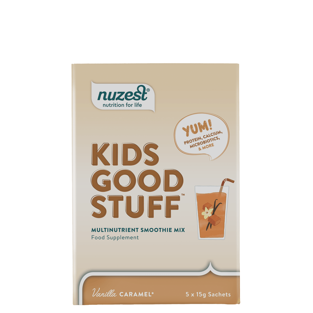 Nuzest - Kids Good Stuff Sachets - Rich Chocolate Box of 5 x 15g sachets 13