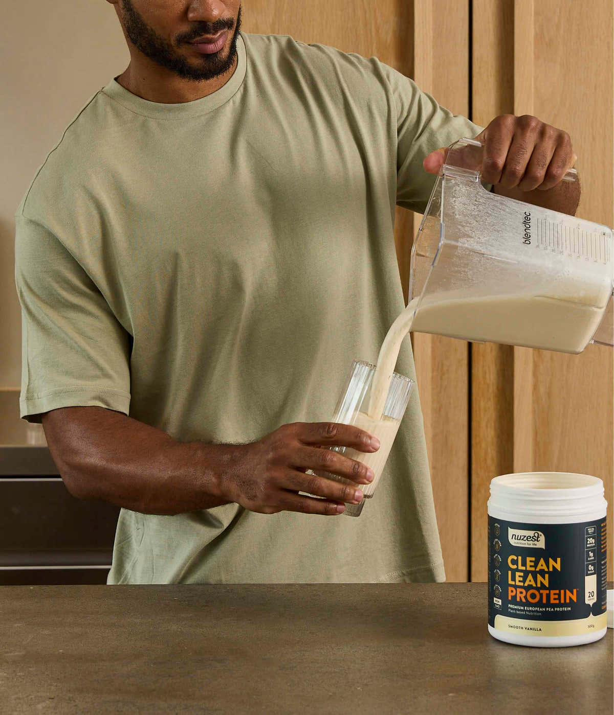 Nuzest - Clean Lean Protein - LGC athlete screened - Smooth Vanilla 500g (20 Servings) 2