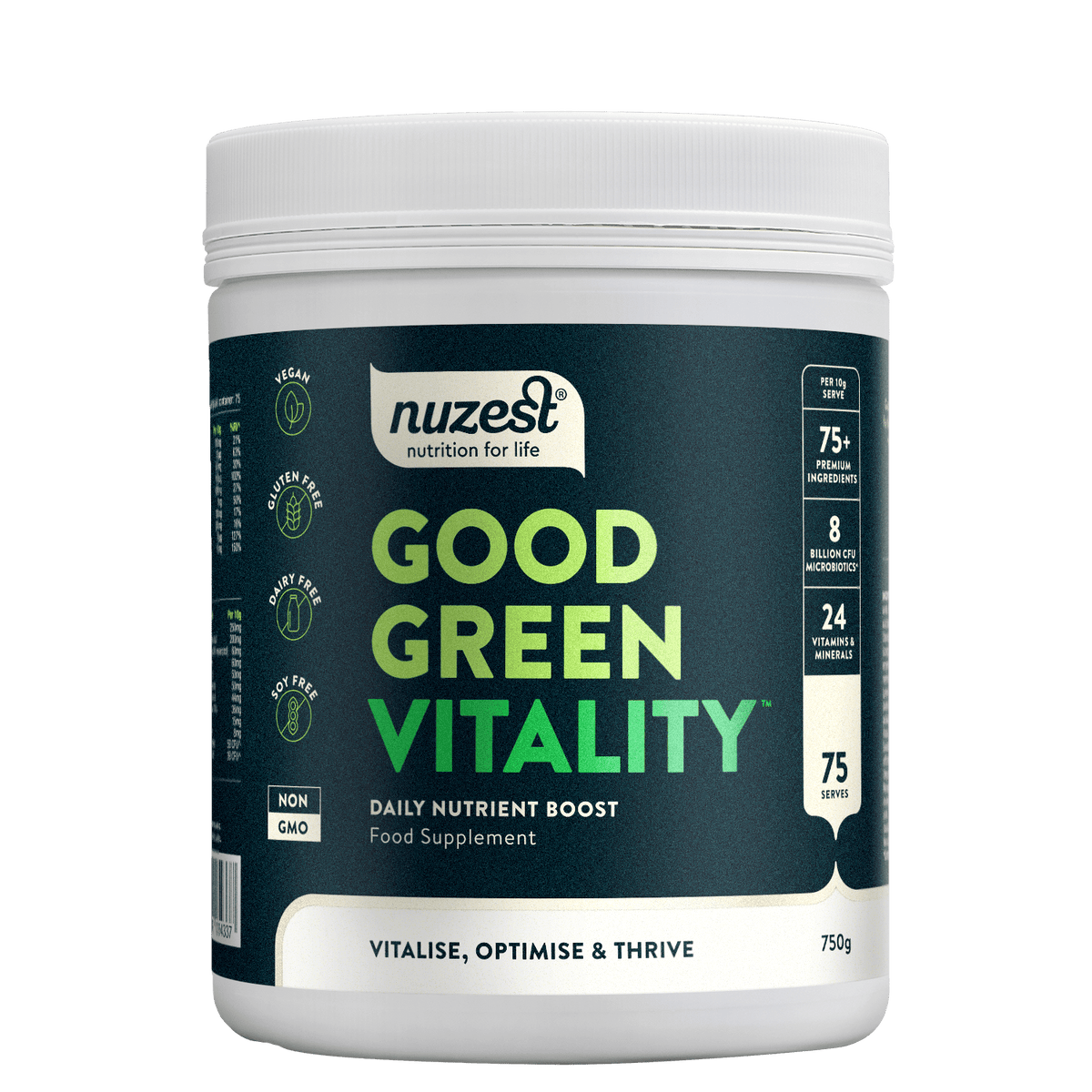 Nuzest - Good Green Vitality - 120g (12 Servings) 12
